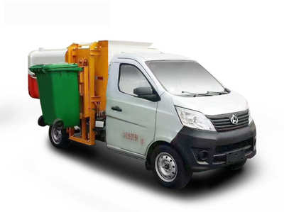 东风尖头挂桶式垃圾车的物流特点与应用